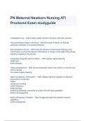 ATI PN Maternal Newborn Proctored Exam Questions and Answers (A+ GRADED)