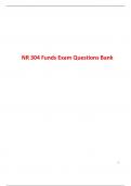 NR304 Funds Exam Questions Bank / NR 304 Funds Exam Questions Bank (Ch- 1 to 50) (Latest-2023): Chamberlain College of Nursing (Questions & Answers)