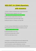 HESI RN EXIT EXAM V4 FULL 160 Questions and Answers 2023 &lpar;Verified Answers&rpar;