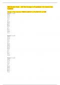 NIH Stroke Scale &ndash; All Test Groups A-F &lpar;patients 1-6&rpar; Answer key Updated Spring 2023
