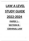 Best criminal law book OCR study guide