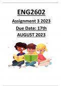 ENG2602 ASSIGNMENT 3 2023 ANSWERS