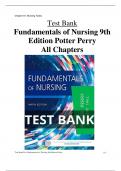 Test Bank For Fundamentals of Nursing 9th ,10th and 11th Editions Potter Perry | A+ ULTIMATE GUIDE  