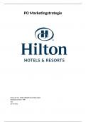 Bedrijfseconomie PO1 Domein H keuzeonderwerp, casus oplossen "Hilton Hotels & Resorts"(afgerond met 7,6)