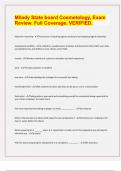 Milady State board Cosmetology&comma; Exam  Review&period; Full Coverage&period; VERIFIED&period;