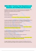 WGU NGN  Practice Test Questions and Answers&comma; All Verified and Scored A&plus;