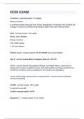 RCIS EXAM&vert;UPDATED&VERIFIED&vert;100&percnt; SOLVED&vert;GUARANTEED SUCCESS
