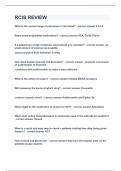RCIS REVIEW&vert;UPDATED&VERIFIED&vert;100&percnt; SOLVED&vert;GUARANTEED SUCCESS