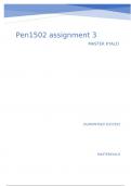 Pen1502 assignment 3