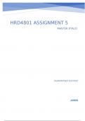 HRD4801 ASSIGNMENT 5