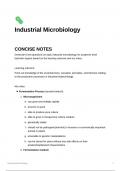 Industrial Microbiology in Industrial Biotechnology- Notes & Summary