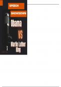 Speech Comparisons: Obama's "A New Beginning" & Martin.L.King's "I Have a Dream"