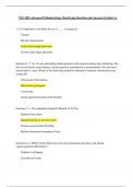 NSG 5003 Advanced Pathophysiology Final Exam Questions and Answers (Graded A)
