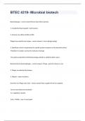 BTEC 3317 Exam 2023 with 100&percnt; correct answers