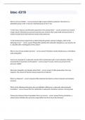 BTEC 3317 Exam 2023 with 100&percnt; correct answers