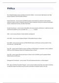 PHRca questions well answered rated A&plus; 2023