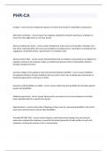 PHR question and answers graded A&plus; 2023  verified 