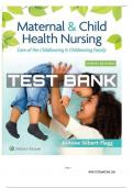 EDITION TEST BANK / INSTANT TEST BANK FOR MATERNAL & CHILD HEALTH NURSING: CARE OF THE CHILDBEARING &