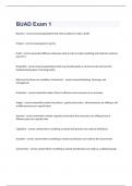 Buad  Exam 2023 with 100&percnt; correct answers