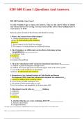 EDF 600 Exam 1&period;Questions And Answers&period;