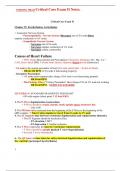 NURSING NR341 Critical Care Exam II Notes.