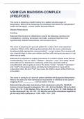 VSIM EVA MADISON-COMPLEX &lpar;PREPOST&rpar;&vert;UPDATED&VERIFIED&vert;100&percnt; SOLVED&vert;GUARANTEED SUCCESSS