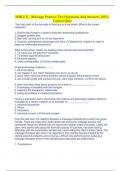 MBLEX - Massage Practice Test Questions And Answers 100&percnt; Correct Quiz