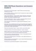 WGU D027Exam  Bundle
