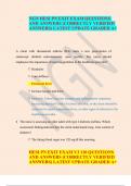 NGN HESI PN EXIT EXAM QUESTIONS AND ANSWERS &lpar;CORRECTLY VERIFIED ANSWERS&rpar; LATEST UPDATE GRADED A&plus;
