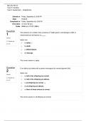 BIO 201 Topic 4 TEST Questions and Answers A&P Straighterline