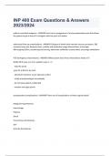 INP 400 Exam Questions & Answers 2023&sol;2024