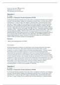 Exam (elaborations) NURS6501 / NURS-6501 Advanced Pathophysiology (NURS6501) 