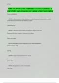 PORTAGE MATH 110 ELEMENTARY STATISTICS &lpar;MODULE 2&rpar; QUESTIONS AND ANSWERS &lpar;2023&sol;2024&rpar; &lpar;VERIFIED ANSWERS&rpar;