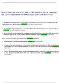 2023 TESTBANK FOR EMT FISDAP READINESS EXAM Questions and Answers&lpar;2023&sol;2024&rpar; &lpar;All 300 questions and Verified Answers&rpar;