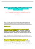 ATI RN Proctored Exam 2019&colon; Adult Medical Surgical Exam&sol;All 90 Questions with 100&percnt; Correct Answers and Rationale