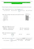 CHEM 1128 ACS Final Exam Practice 2 LATEST WITH 100&percnt; CORRECT  ANSWERS GRADED A&plus; 2023