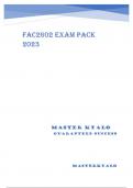 FAC2602 EXAM PACK