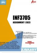 INF3705 Assignment 1 (DETAILED ANSWERS) 2023 