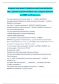 Arkansas State Board of Embalmers and Funeral Directors LRR Questions and Answers 2023-2024 Complete Questions and 100&percnt; verified answers&period;