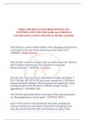 NBME CBSE REAL EXAM 200 QUESTIONS AND ANSWERS LATEST 2023-2024 &lpar;usmle step 1&rpar;MEDIC