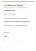 Ch. 23 Lehninger Biochem| Questions and Answers(A+ Solution guide)