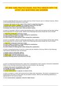 ATI MED-SURG PRACTICE EXAMS&period; MULTIPLE VERSION WITH THE LATEST 2023 QUESTIONS AND ANSWERS 