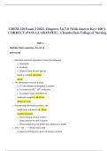 CHEM 120 Exam 2 2023: Chapters 5,6,7,8 (With Answer Key) 100% CORRECT (PASS GUARANTEE) - Chamberlain College of Nursing