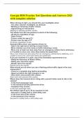  Georgia DDS Practice Test Questions and Answers 2023 with complete solution