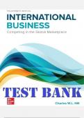 TEST BANK FOR INTERNATIONAL BUSINESS: COMPETING IN THE GLOBAL MARKETPLACE, 14TH EDITION BY CHARLES HILL. ALL SECTIONS 1-20|WITH ANSWERS KEY 2023
