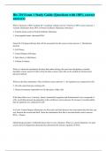 Bio 210 Exam 1 Study Guide (Questions with 100% correct answers)