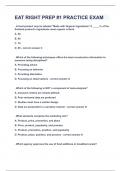 EAT RIGHT PREP &num;1 PRACTICE EXAM&vert;UPDATED&VERIFIED&vert;100& SOLVED&vert;GUARANTEED SUCCESS