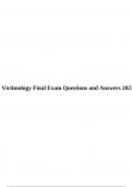 Victimology Final Exam Questions and Answers 2023.