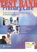 TEST BANK for Primary Care&colon; The Art and Science of Advanced Practice Nursing - and Interprofessional Approach 6th Edition by Dunphy&comma; Winland-Brown and Porter&period; &vert; Complete Chapters 1-82
