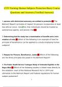 CITI Training Human Subjects Protection Basic Course  questions and answers latest 2023 - 2024 &lbrack;100&percnt; correct answers&rsqb;